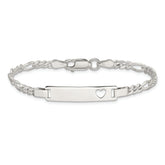 Sterling Silver Baby ID Bracelet